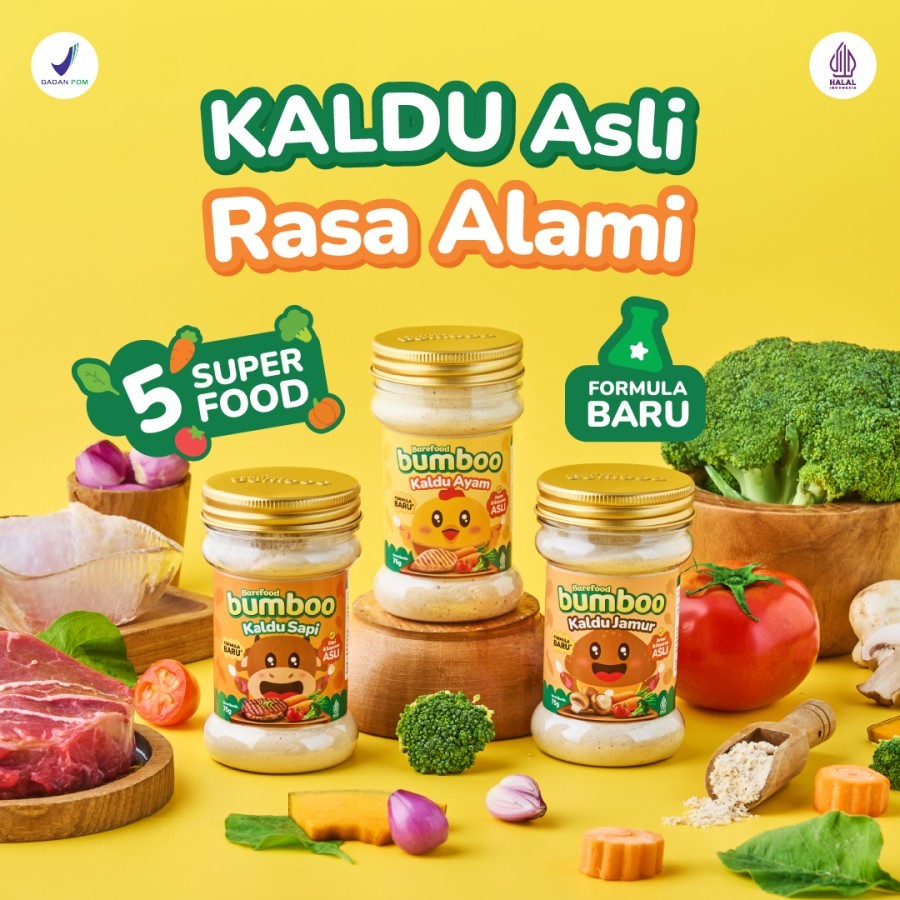 

Barefood Bumboo Kaldu Bubuk Tabur Bumbu Masak MPASI Anak Tanpa MSG