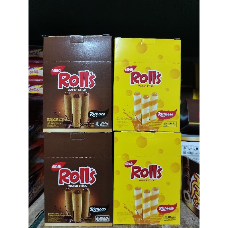 

Richeese Nabati Rolls Keju / Cokelat (20 Pcs)