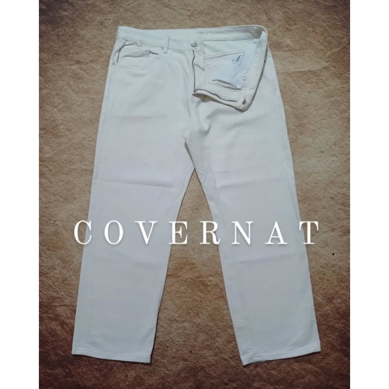jeans COVERNAT bahan denim tebal model reguler bekas second preloved
