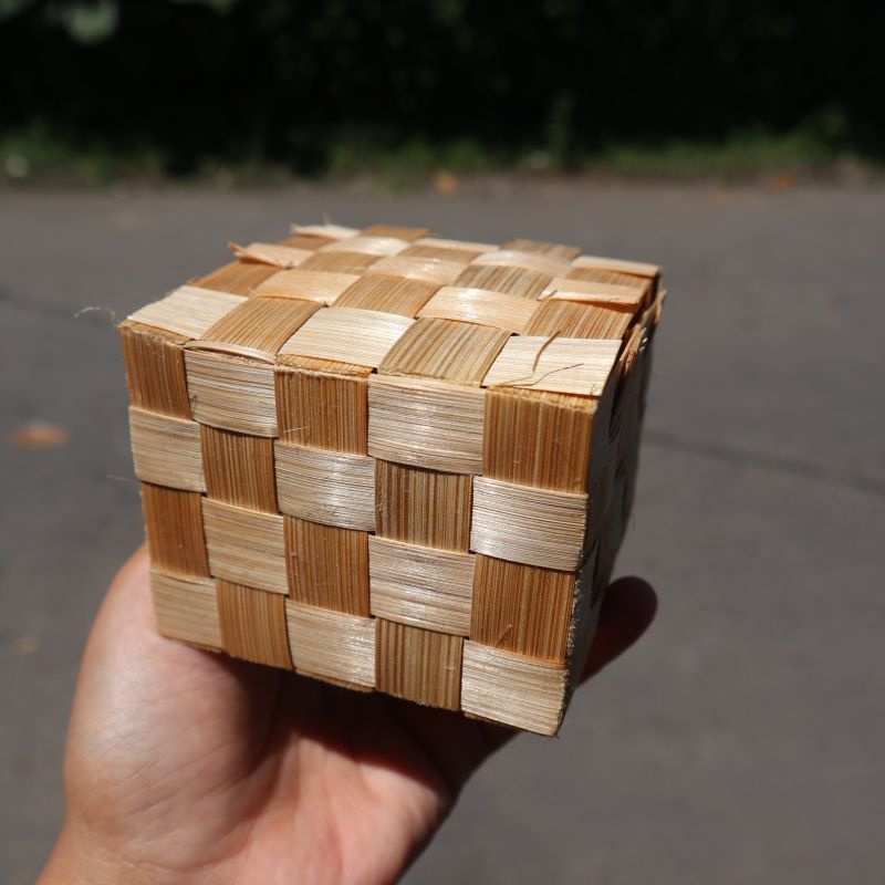 Besek mochi / keranjang mochi / besek bambu / grosir anyaman bambu Sukabumi