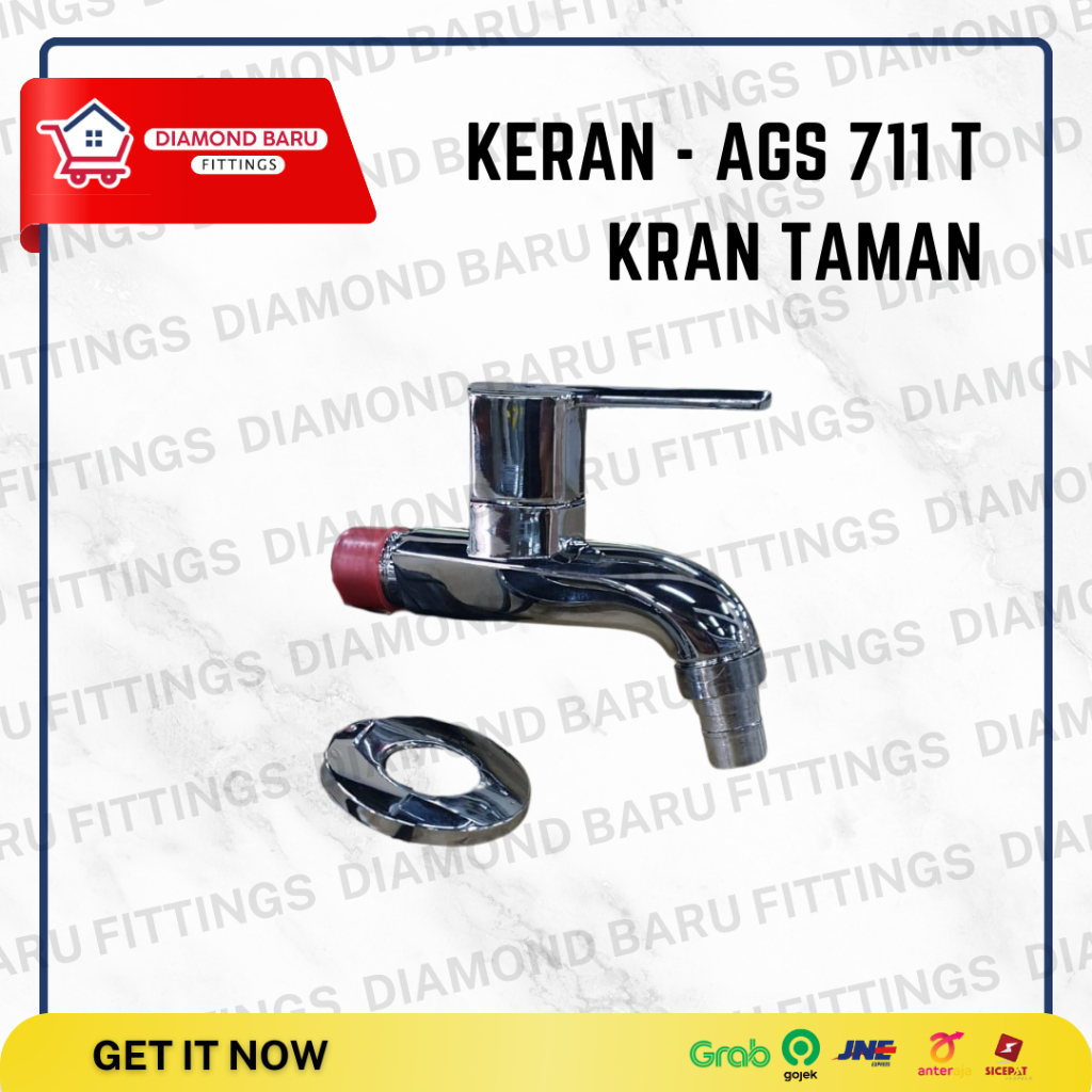 Keran Taman AGS-711 T / Kran Air Outdoor / Keran Selang Air Chrome