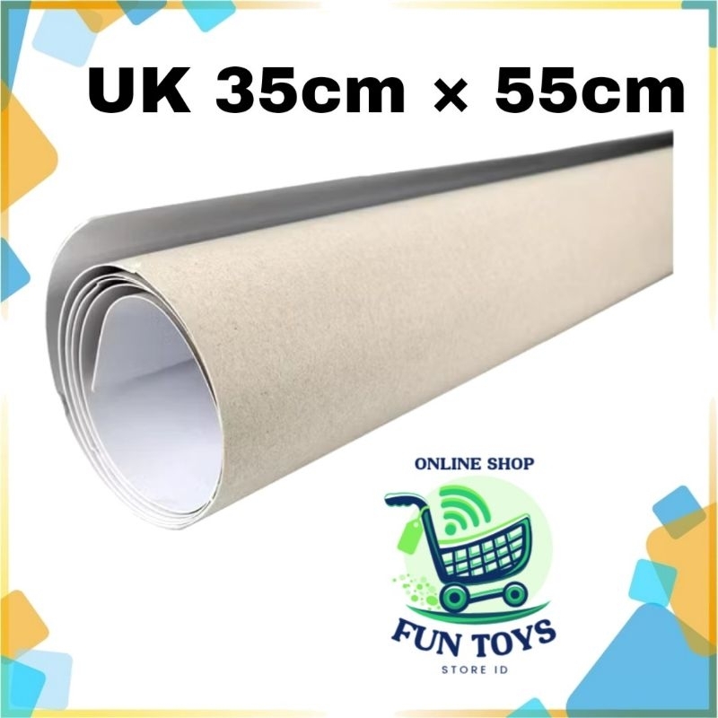 

kertas Karton Duplex ukuran 35cm × 55cm papan mainan