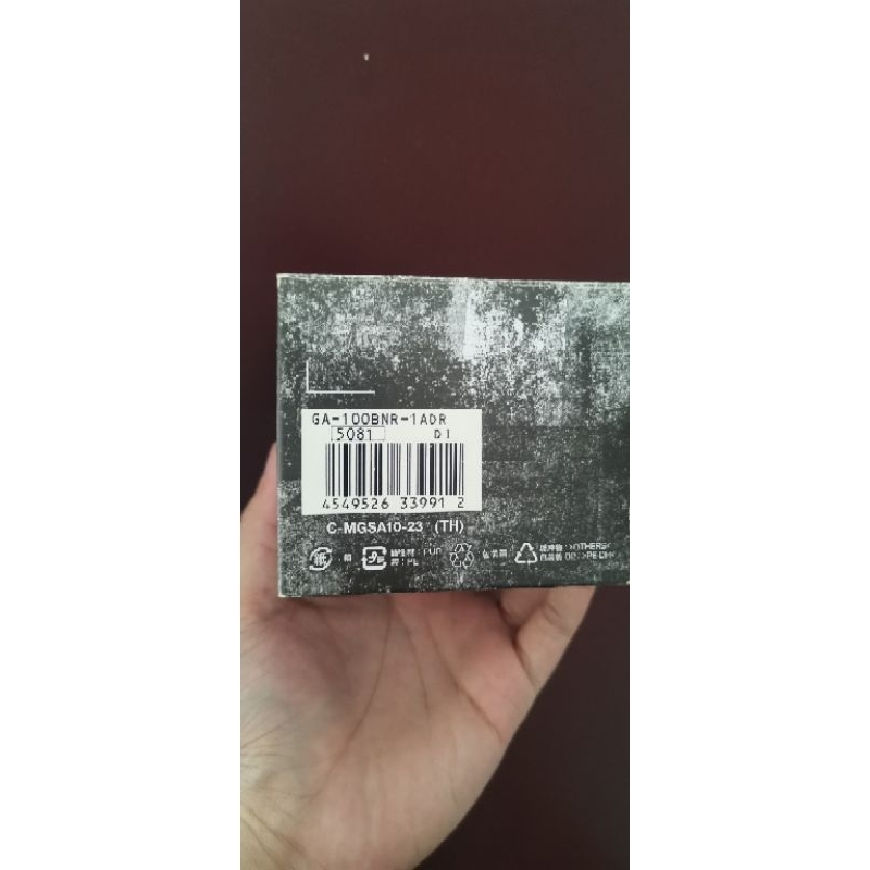 Casio G-Shock GA-100BNR-1ADR ORIGINAL BARU NEW GARANSI RESMI 2 TAHUN PT GILANG AGUNG PERSADA