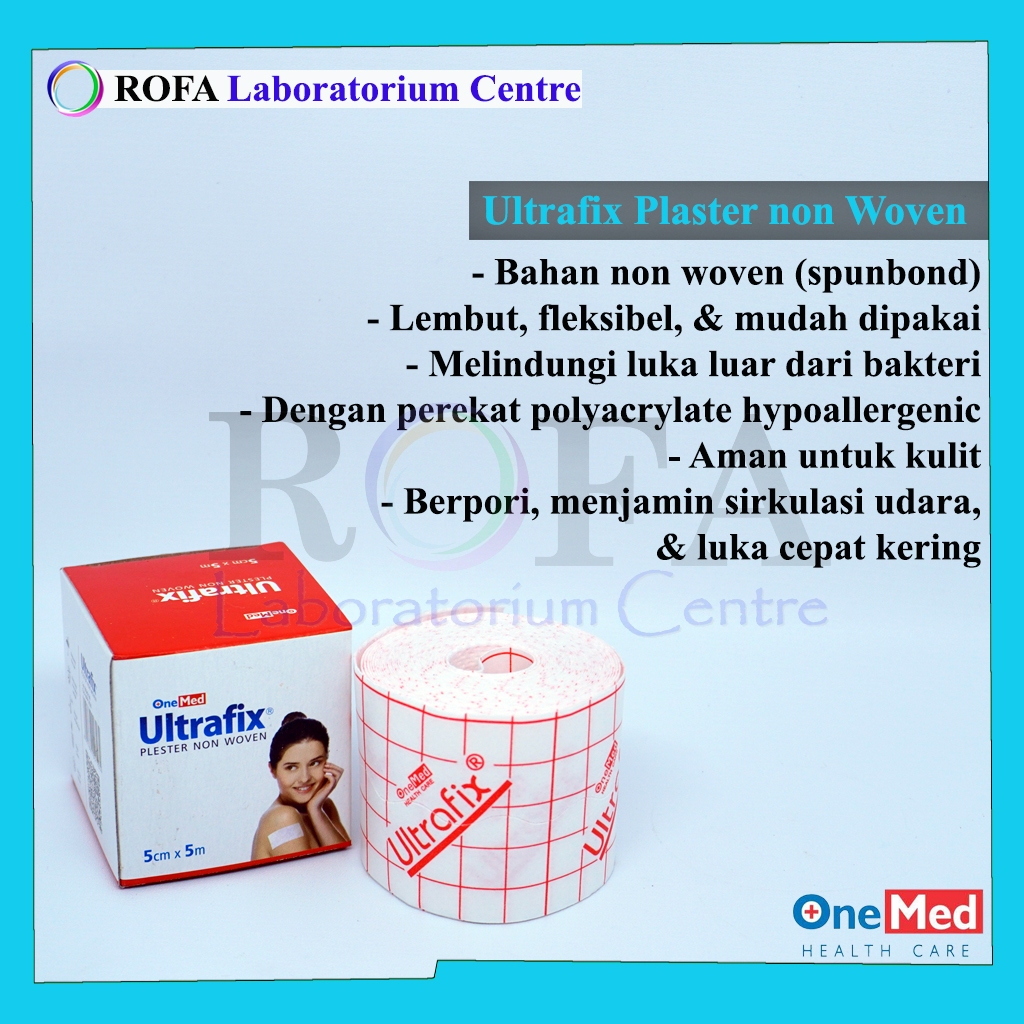 Ultrafix / Plester Penutup Luka / Plester Anti Air / Anti Alergi - Chemicals Solution