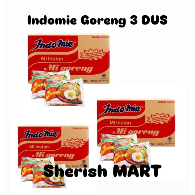 

Sherish Mart - Indomie Goreng 3 Dus