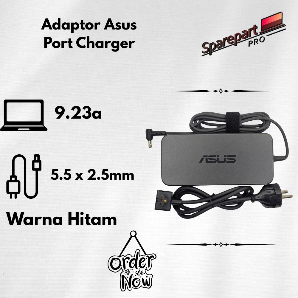 Nice Quality Adaptor Charger Laptop Asus ROG GL503 GL503GE GL503VD 19V-9.23A 180W - GARANSI