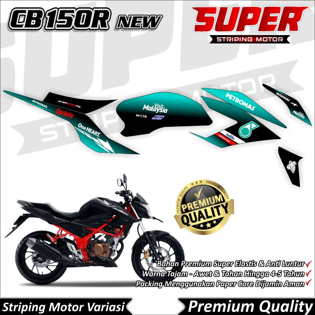 Stiker CB150r New 2019 Anti Luntur keren Striping CB150r New 2019 Striping Honda CB150r New 2019 Pet