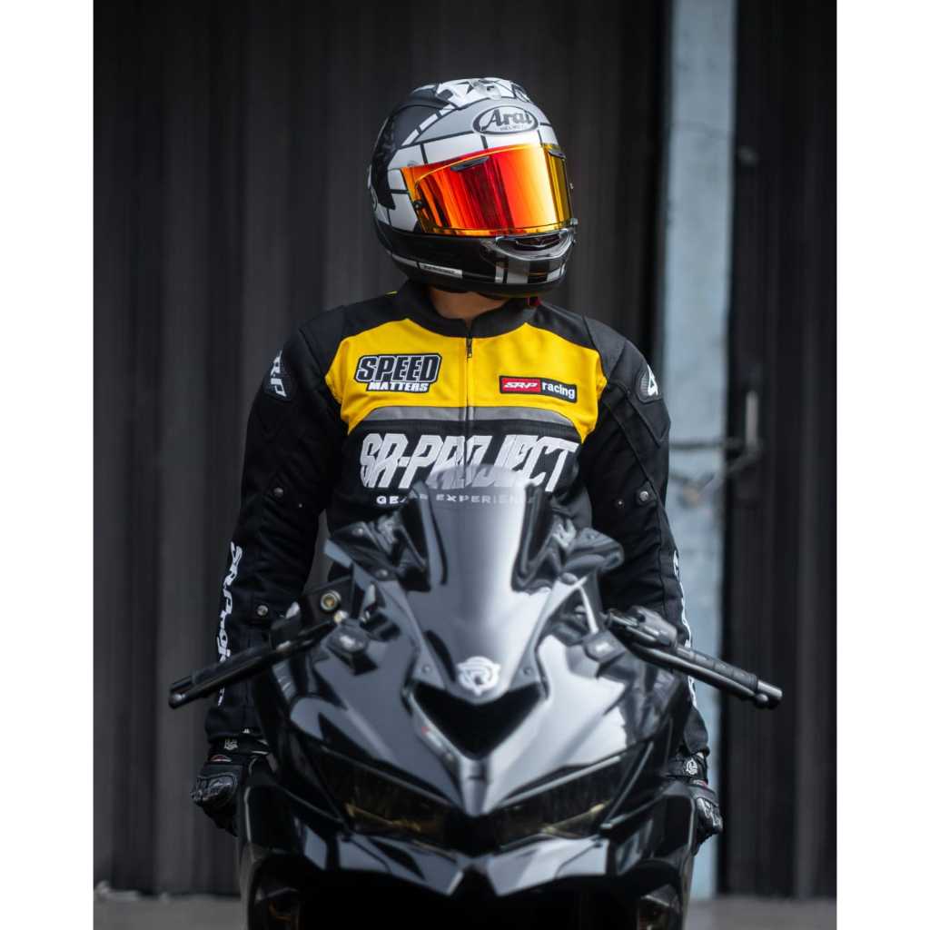 JAKET MESH SR-PROJECT RIDERA YELLOW