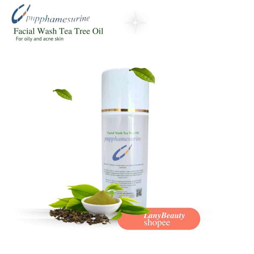 Pupphamesurine Facial Wash TTO Tea Tree Oil sabun wajah berjerawat