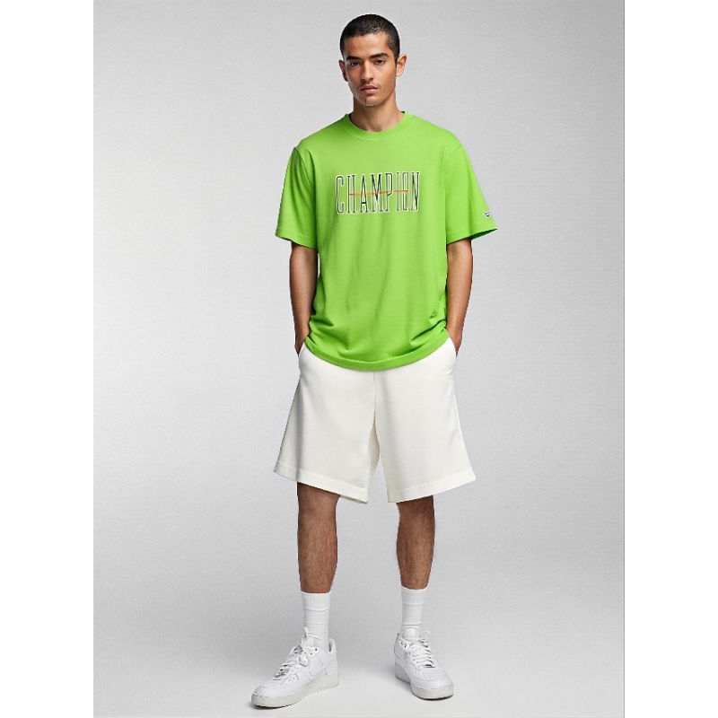 Kaos Champion Heritage Big Embroidery Logo Oversize