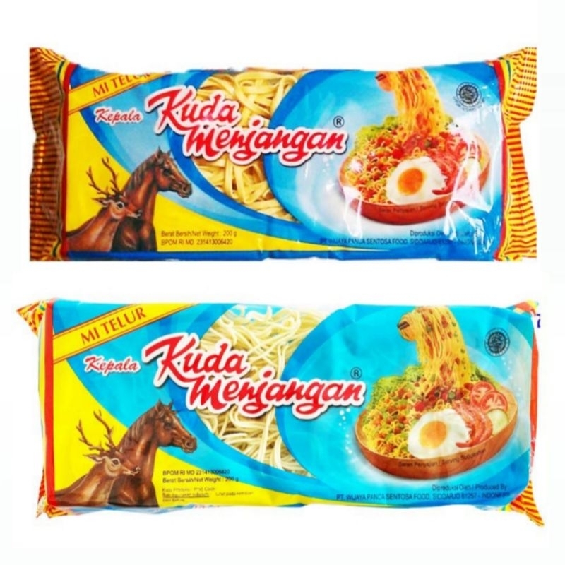 

KUDA MENJANGAN MIE TELOR 200gr PIPIH LEBAR BULAT