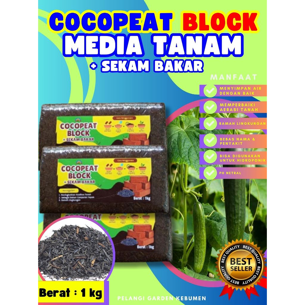 TERBAIK  Cocopeat Asia Tani, Cocopeat Alas Hamster, Cocopeat Block