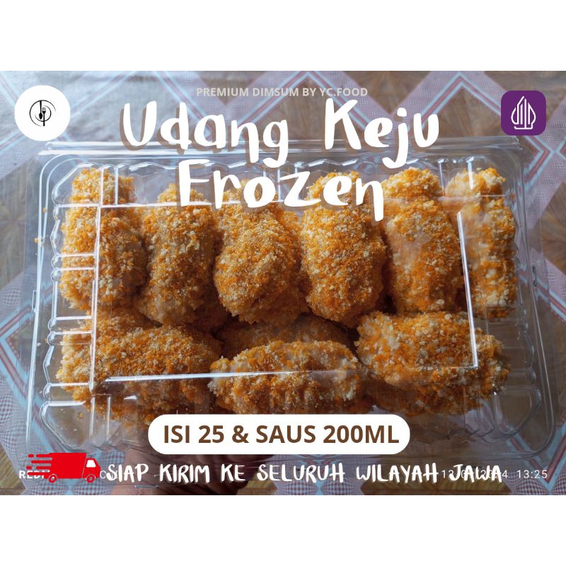 

UDANG KEJU MOZZARELLA ISI 25 & SAUS SAMBAL
