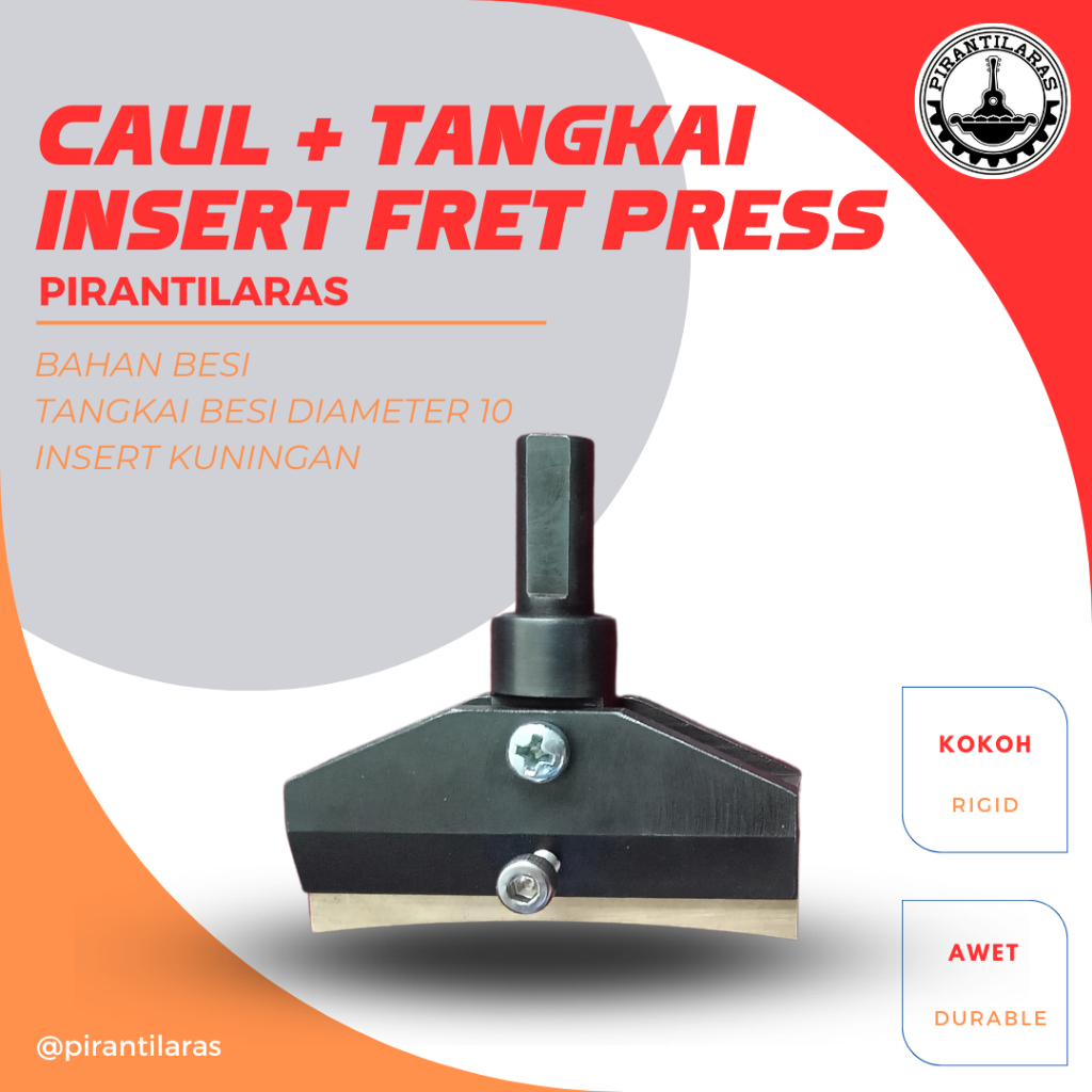 Fret Press Caul Bahan Besi