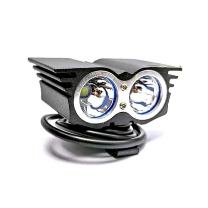Lampu Tembak Lampu Sorot 2 Mata LED CREE Model Owl Ultrafire 1 Warna Cahaya Putih