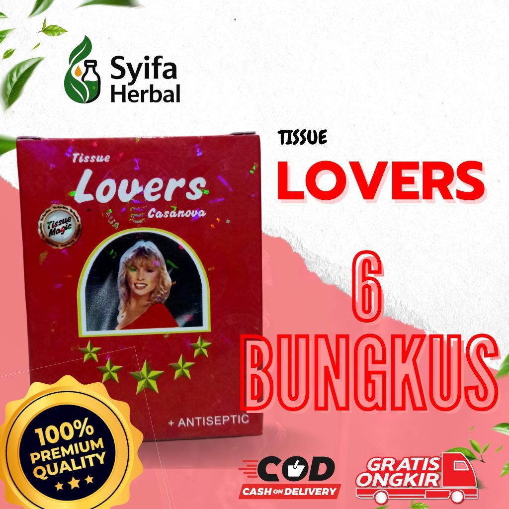 Tisu Magic Original Tahan Lama Super Magic Lovers Premium Gold Casanova untuk laki laki  for men