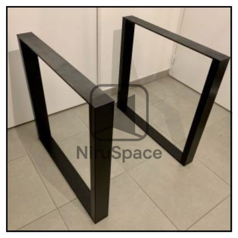 KAKI MEJA BESI HOLLOW KOTAK