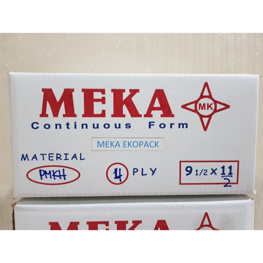 

KERTAS KOMPUTER / CONTINUOUS PAPER 91/2 X 11 4PLY NCR MEKA EKOPACK