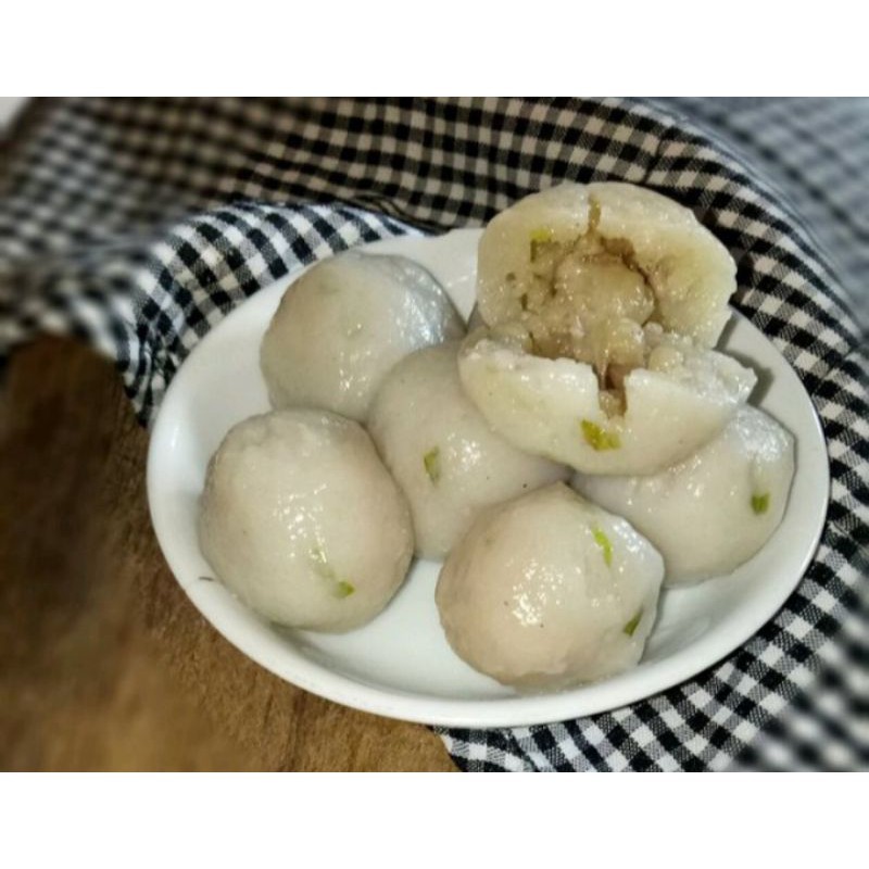 

Cilok Isi Tetelan Gajih Jando Sapi Bumbu Chili Oil
