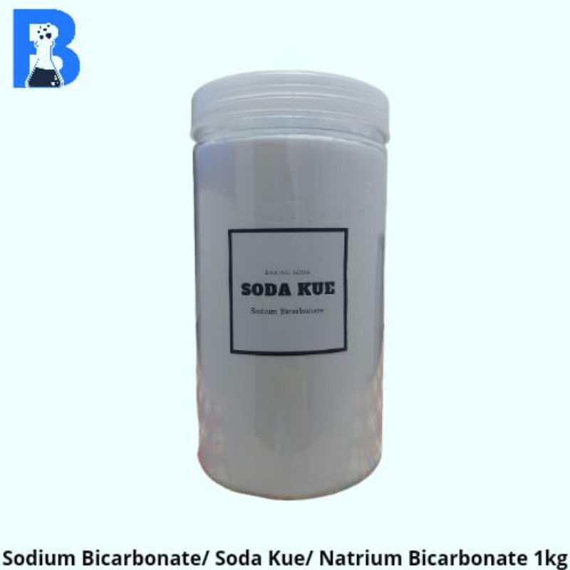 

Sodium Bicarbonate/Soda kue/Natrium Bicarbonate 1kg ( Toples)