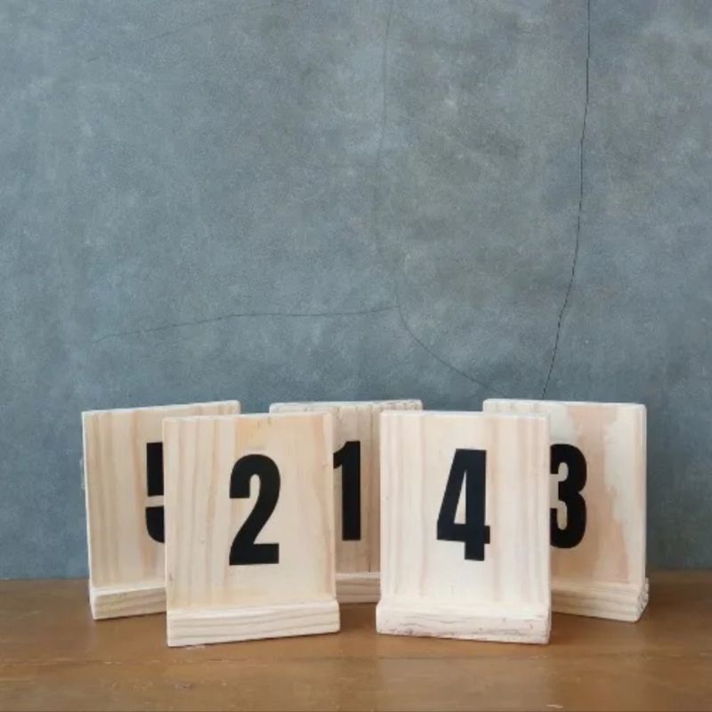 NOMOR MEJA CAFE, NOMOR MEJA, NOMOR MEJA KAYU