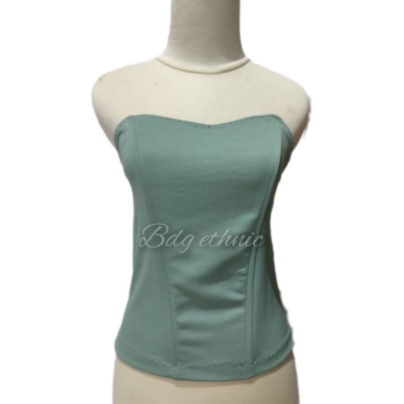 longtorso kaos premiun / 4 tulang karet belakang. bustier/kamisol/kemben