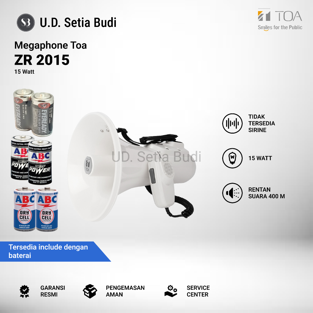 TOA Megaphone ZR-2015 15 Watt