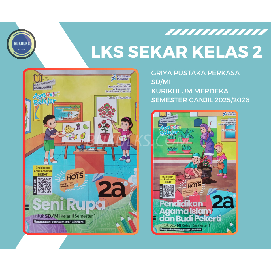 Buku LKS Sekar Griya Pustaka Perkasa (Ex. Graha Pustaka) SD MI Kelas 2 Merdeka Ganjil  2025/2026