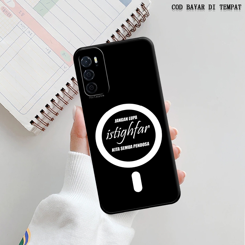 Softcase OPPO A16 Fashion TOMBOL MAGSAFE ISTIGHFAR ISLAMIC Terbaru  - Untuk Pria - Wanita - Dewasa -