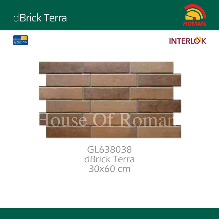 ROMAN KERAMIK Interlok dBrick Terra 30x60 GL638038 ROMAN KERAMIK