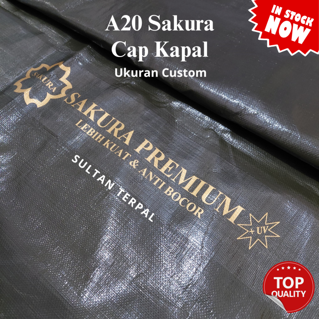Terpal Korea Sakura A20 Ukuran Custom Sangat Tebal dan Premium Awet Anti Air dan Panas Harga Termura