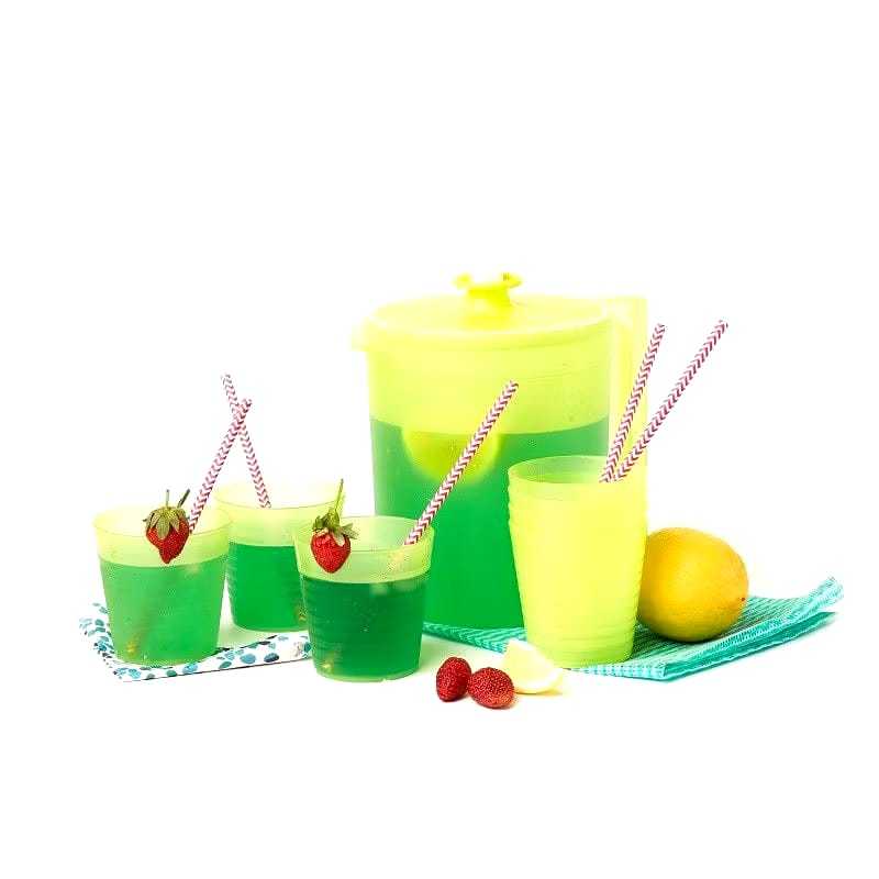 Teko Set / Teko Beserta Gelas / Teko Plastik Set