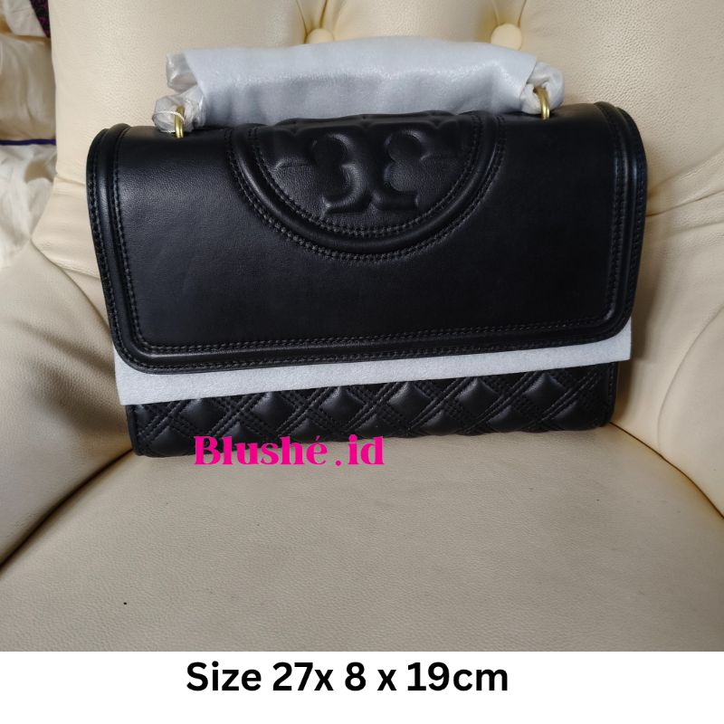 tb new fleming black original bag tory