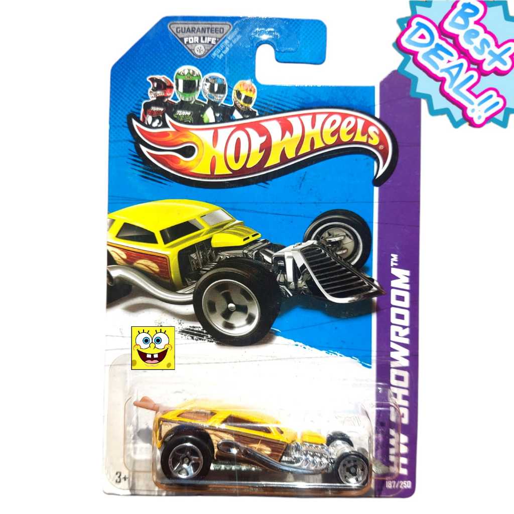 Hot Wheels Surf Crate Kuning Hotrod Surfing Car