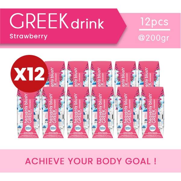 

Yogurt Heavenly Blush Greek Strawberry 12 x 200 ml