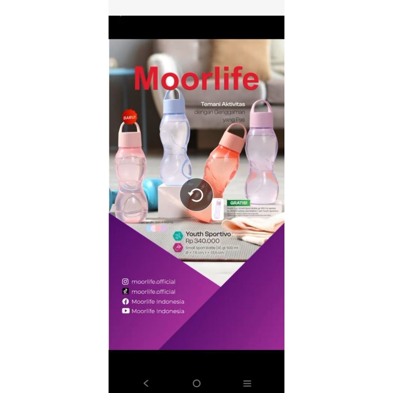 BOTOL MINUM MOORLIFE