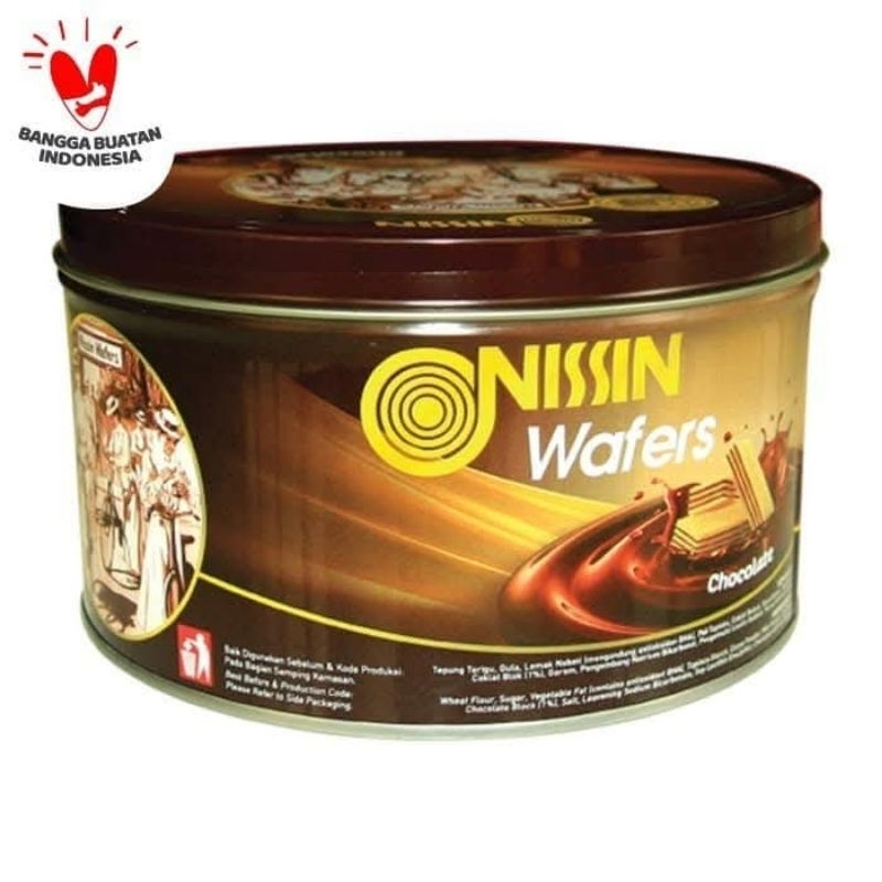 

Nissin wafers chocolate kaleng 180gr