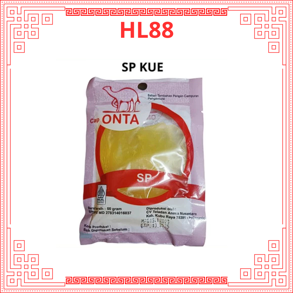 

HL88 Sp Kue / Pengembang Adonan Kue Cap Onta 50 Gram
