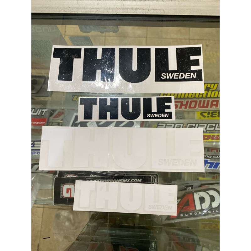 Cutting sticker stiker logo Thule Sweden Roofbox waterproof