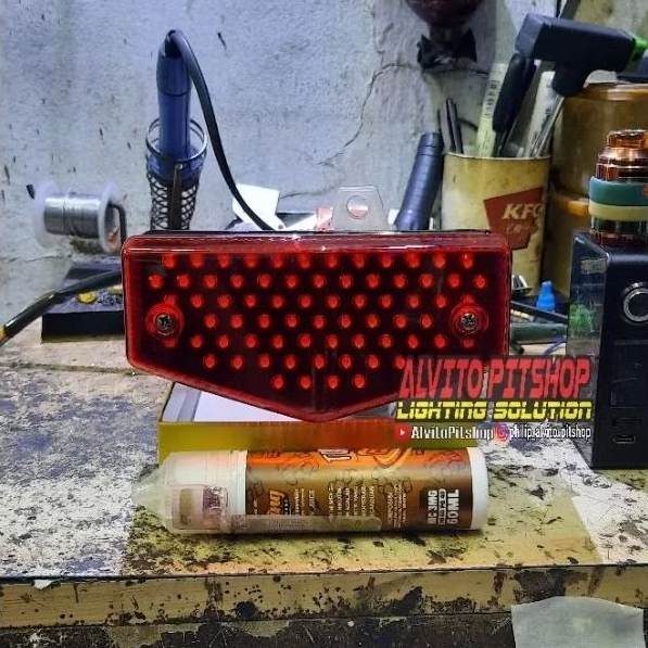 Custom Stoplamp 3in1 RX King Running 8 mode dan Sign/Sein