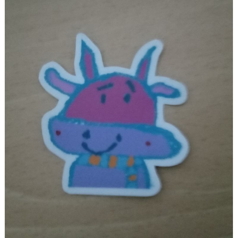 

The Purple Cow Doff Sticker