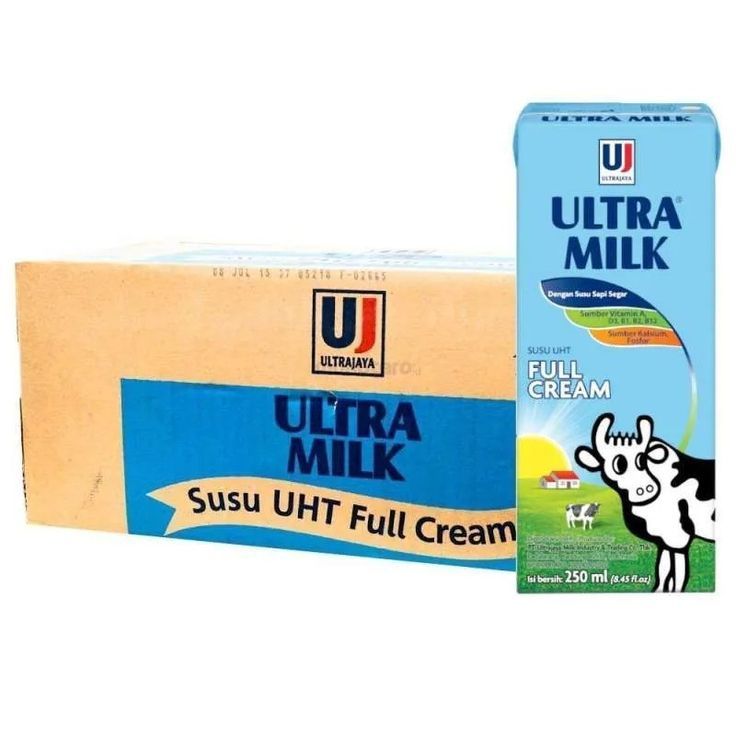 

Ultra Jaya Susu UHT 250ml – Pilihan Rasa Lengkap – Full Cream, Coklat, Strawberry