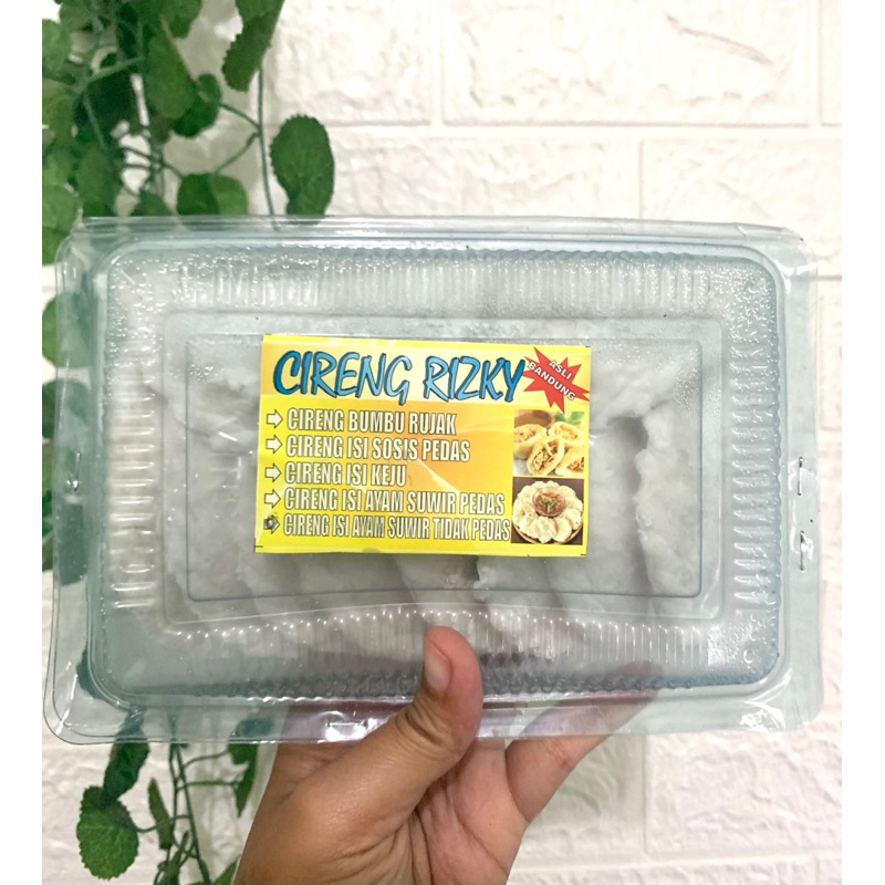 

Cireng isi ayam suwir (pedas & ori)