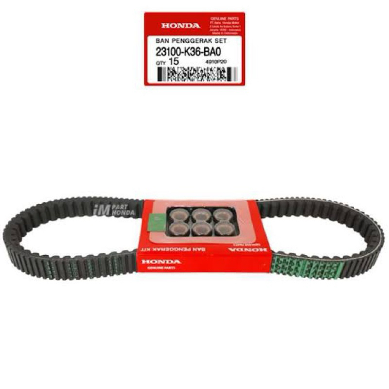 V BELT SET ROLLER K36 VARIO 150 LED 2015 - 2021 AHM ORIGINAL