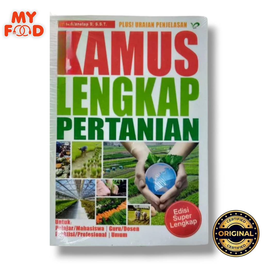 Buku Original Kamus Lengkap Pertanian Edisi Super Lengkap - [Myfoodofficial]