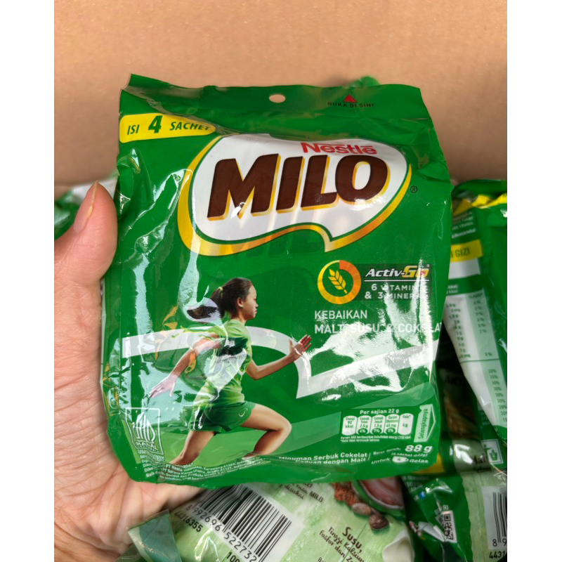 

agen distributor minuman instant susu nestle milo drink activ go pouch pack isi 4 malt susu dan cokelat murah berkualitas
