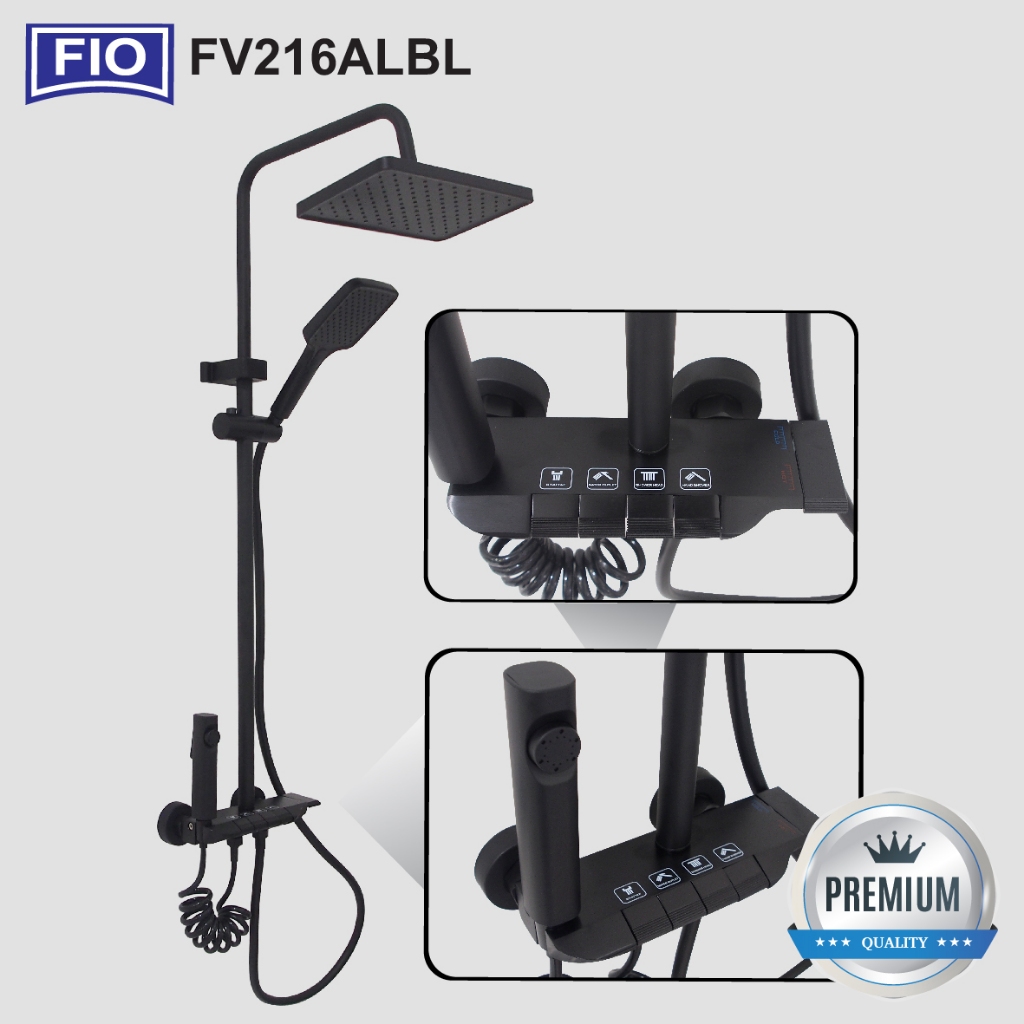 Sower Tiang Set Hand Wall Shower Air Panas Dingin Fiorentino FV216AL