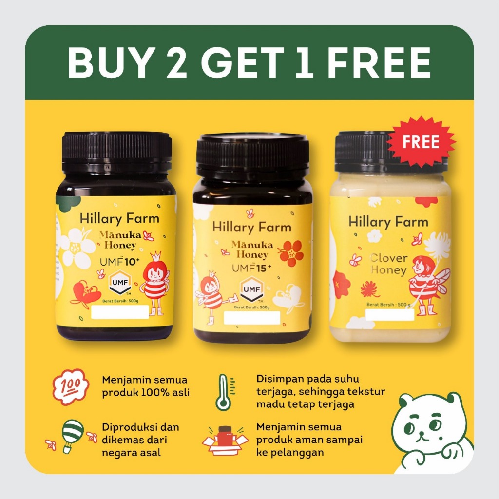 

Manuka UMF 10+ dan UMF 15+ Free Madu
