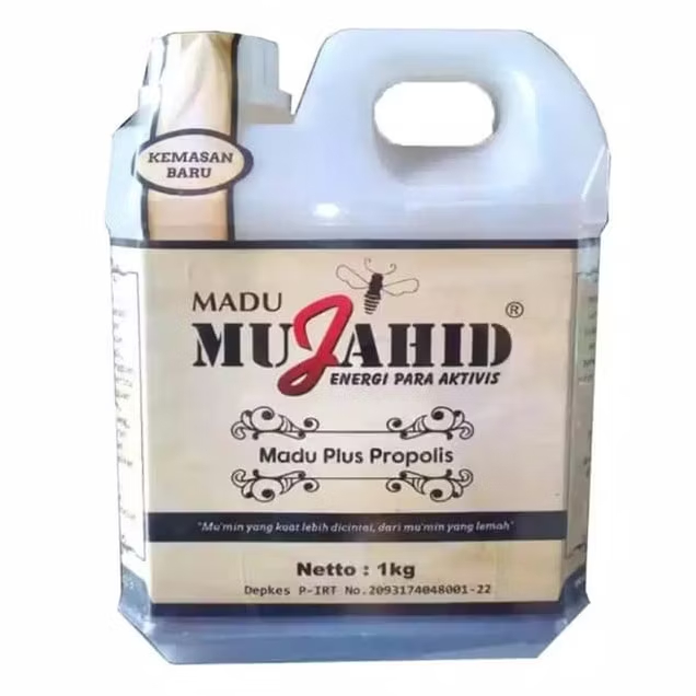 

Madu Propolis Mujahid 1 kg - Natural Raw Honey Asli Alami Original