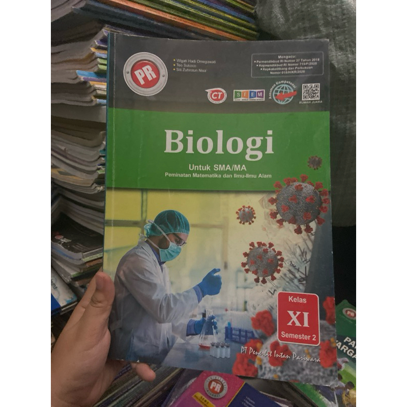PR biologi sma kelas xi semester 2 intan pariwara
